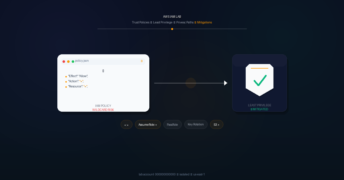 AWS IAM Common Vulnerabilities & Mitigations: Lessons from Real Bug-Hunting and Lab Simulations